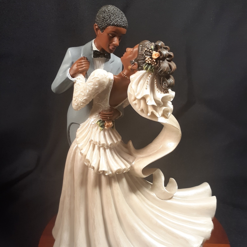 African American Bride and Groom